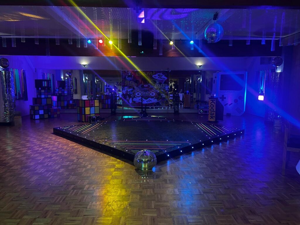 Tanzfläche mit Partylicht